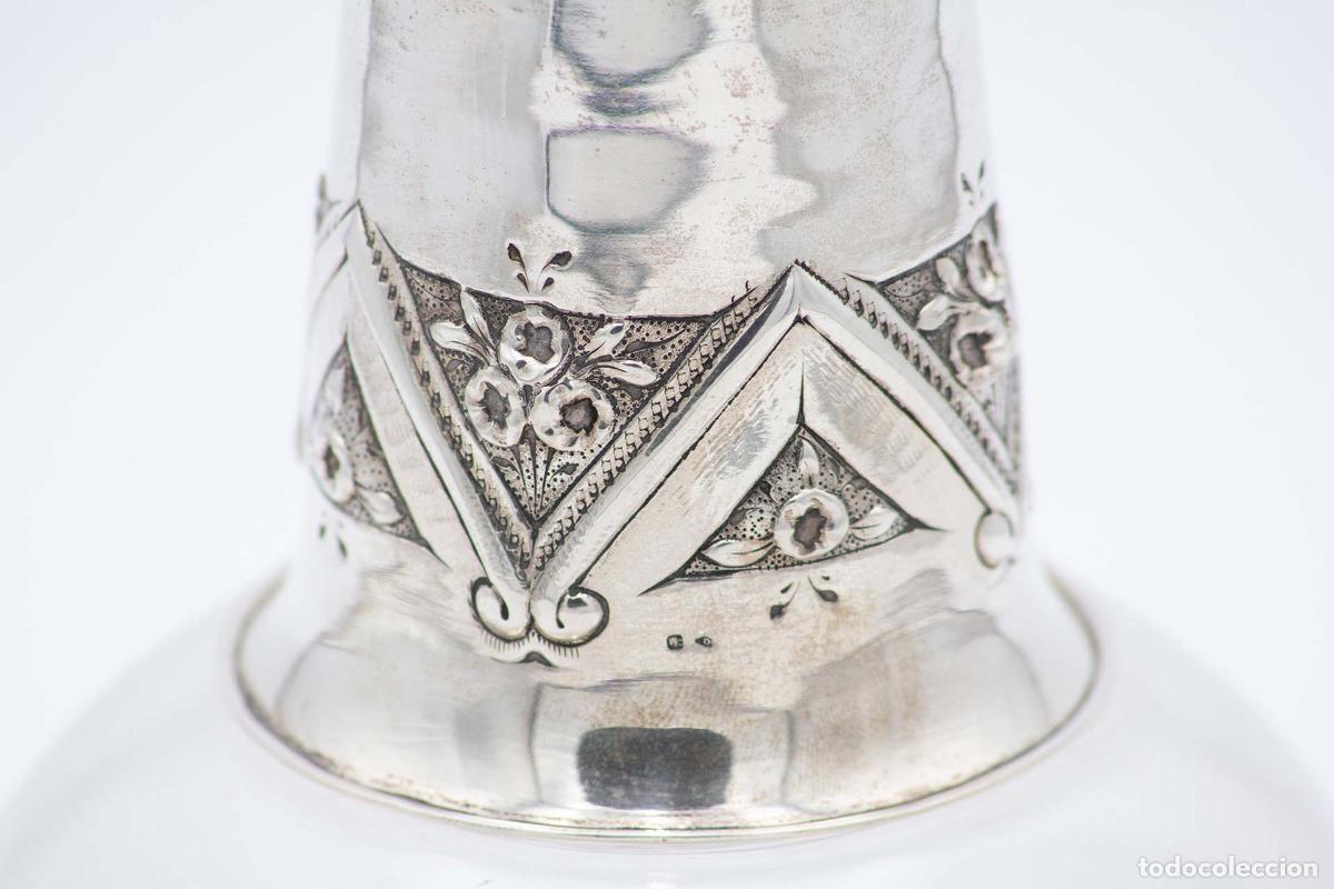 Antig&uuml;edades: Botella de noche, con plata. - Foto 2