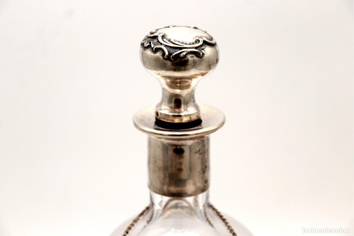 Antig&uuml;edades: Botella de licor con plata - Foto 6