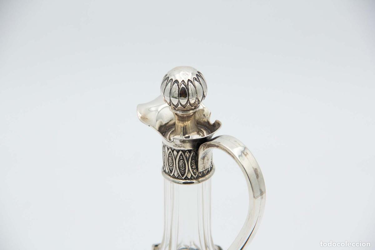 Antig&uuml;edades: Botella de licor con plata - Foto 3