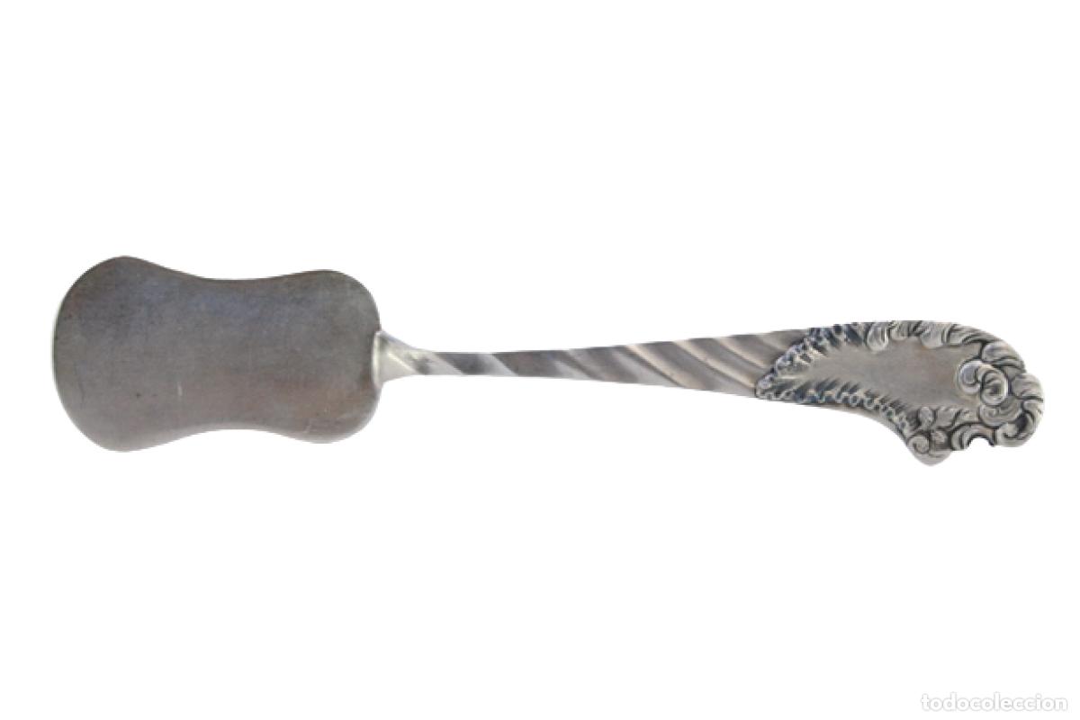 Antig&uuml;edades: Esp&aacute;tula de plata, para servir postres. - Foto 1