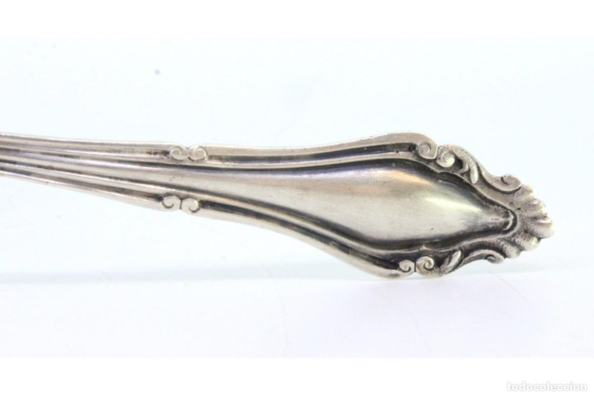 Antig&uuml;edades: Esp&aacute;tula de plata, para servir pasteles. - Foto 3