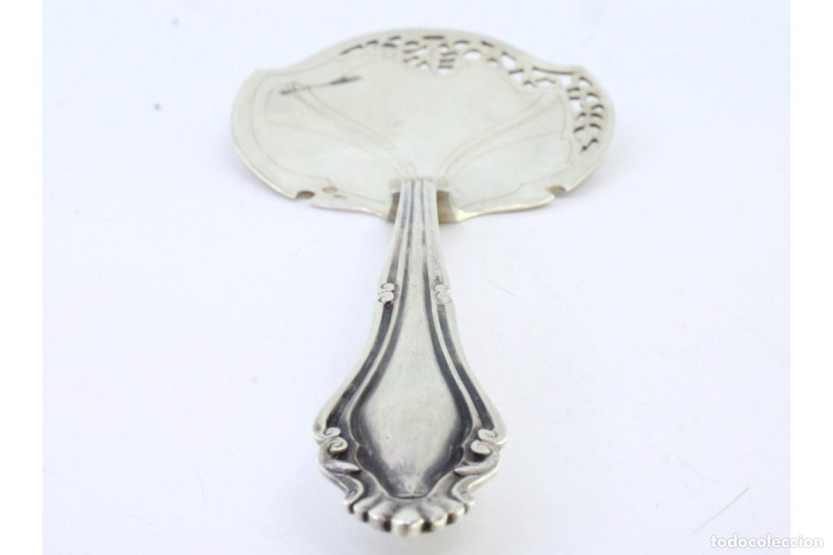 Antig&uuml;edades: Esp&aacute;tula de plata, para servir pasteles. - Foto 6