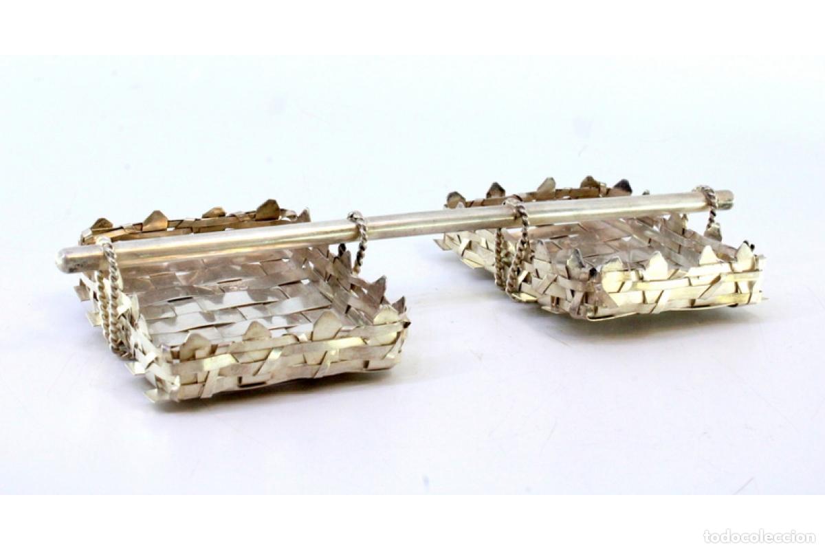 Antig&uuml;edades: especiero de plata - Foto 7