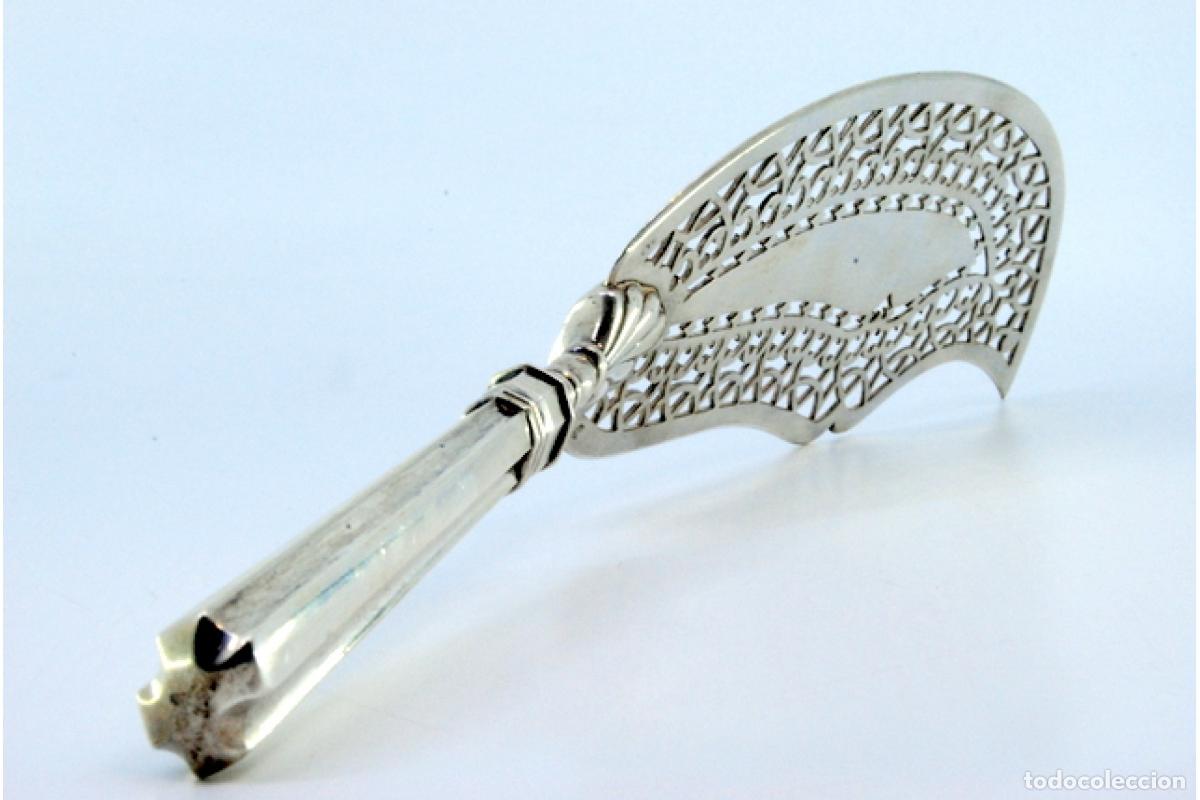 Antig&uuml;edades: Cuchillo de plata, para servir pescado. - Foto 6