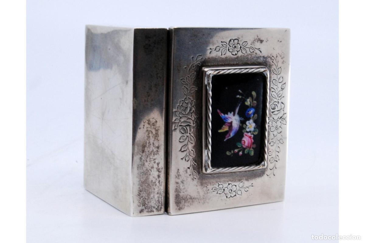 Antig&uuml;edades: Caja de rap&eacute;, en plata - Foto 3