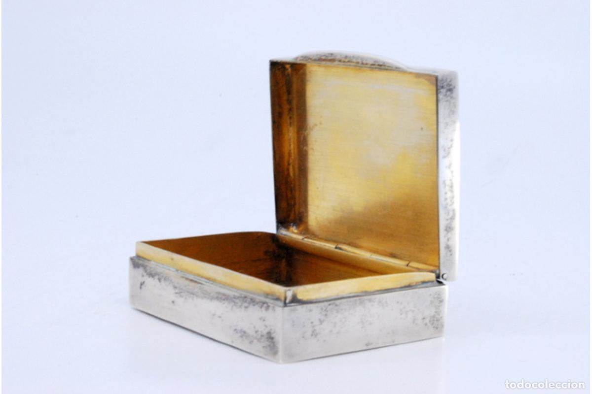 Antig&uuml;edades: Caja de rap&eacute;, en plata - Foto 6