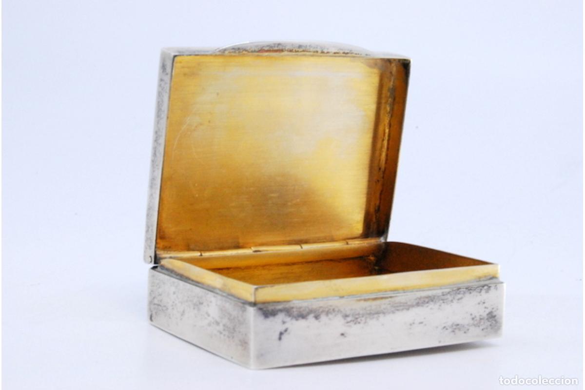 Antig&uuml;edades: Caja de rap&eacute;, en plata - Foto 7