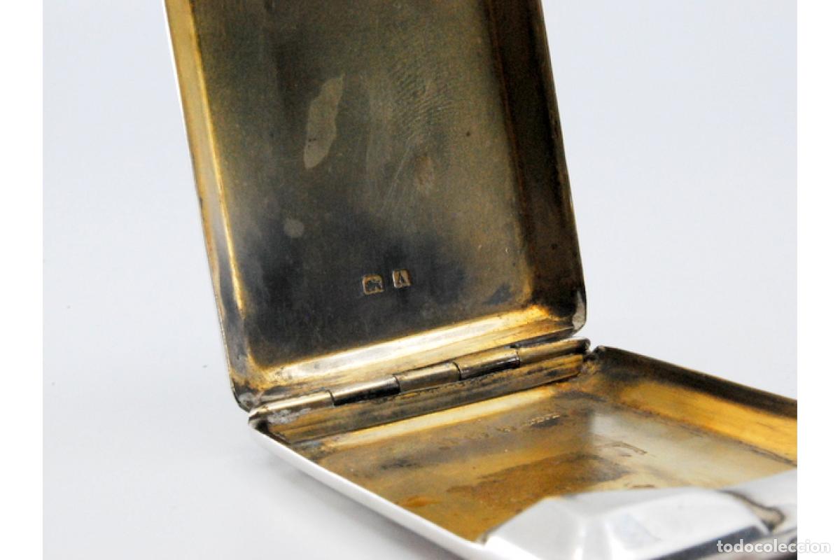 Antig&uuml;edades: Caja de cerillas de plata - Foto 3