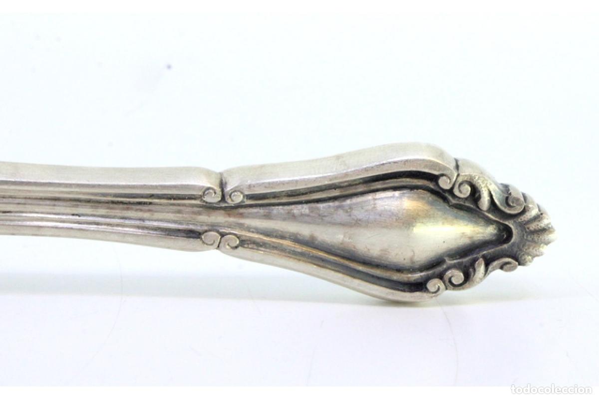 Antig&uuml;edades: Cuchillo de queso de plata - Foto 3