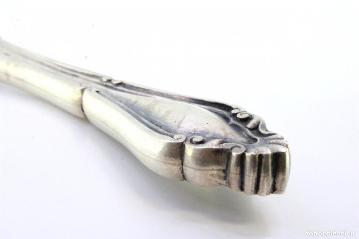 Antig&uuml;edades: Cuchillo de queso de plata - Foto 4