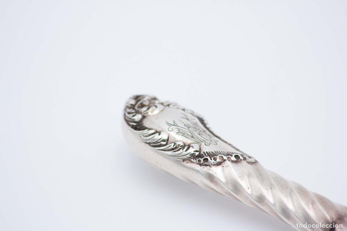 Antig&uuml;edades: Cuchillo de plata, para pescar. - Foto 2