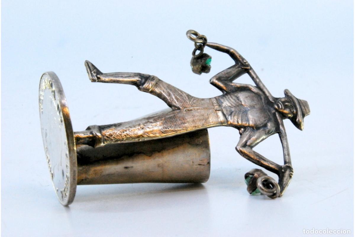 Antig&uuml;edades: Palillero de plata - Ind&iacute;gena - Foto 4
