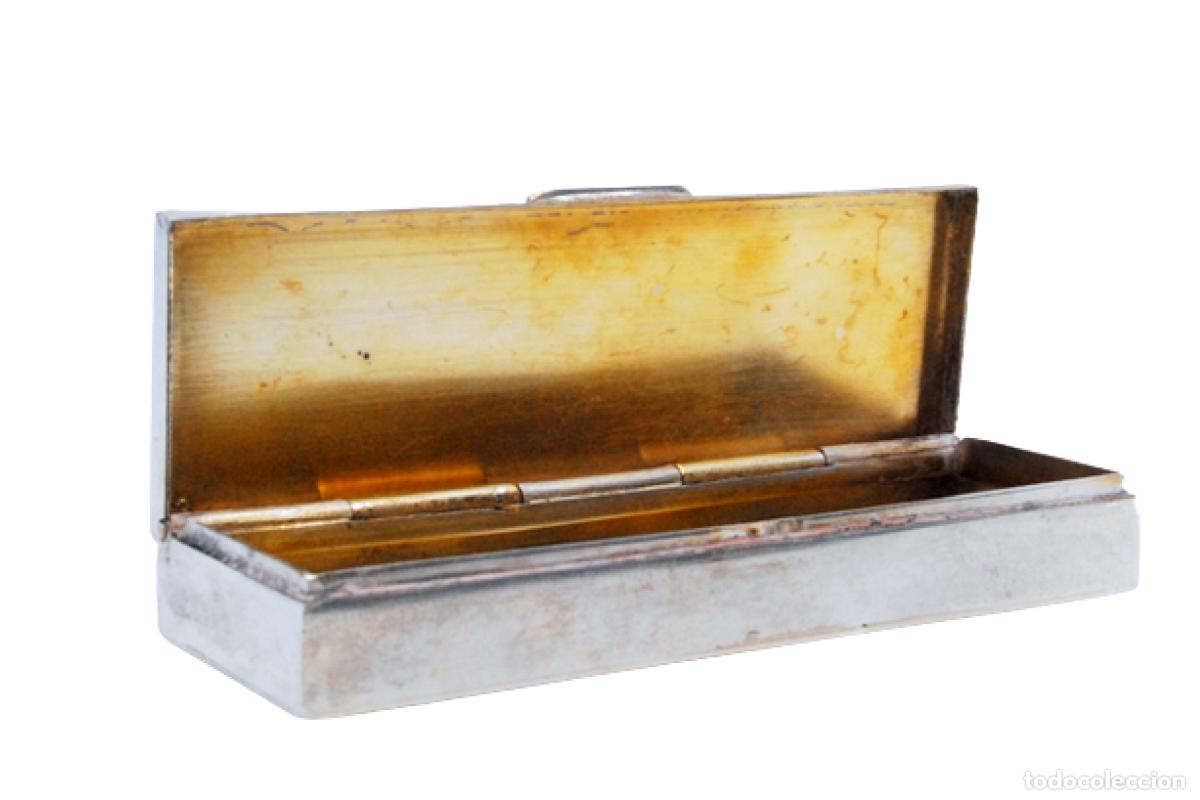 Antig&uuml;edades: Caja de rap&eacute;, en plata - Foto 1