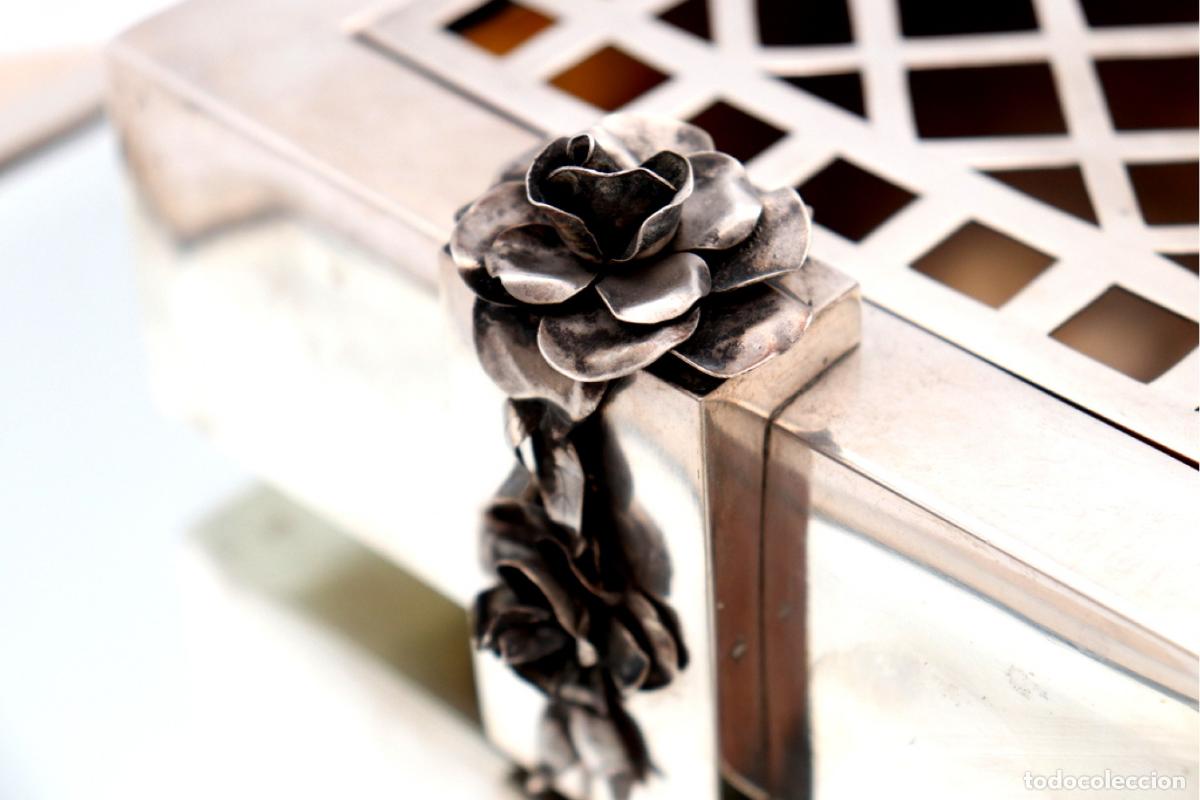 Antig&uuml;edades: Maceta de plata - Art D&eacute;co - Foto 7