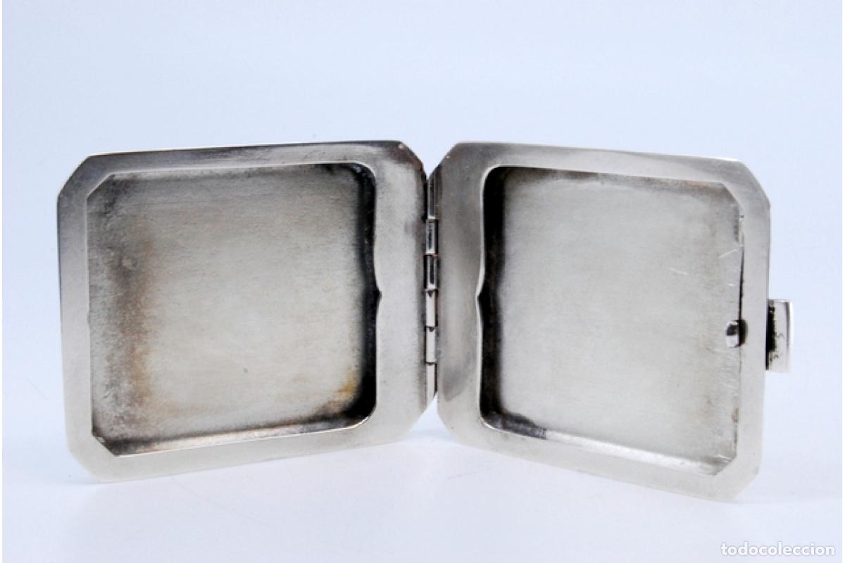 Antig&uuml;edades: Caja de cerillas de plata - Foto 3