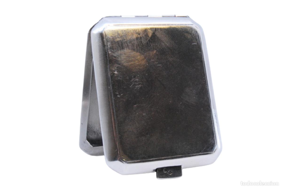 Antiguidades: Caja de cerillas de plata