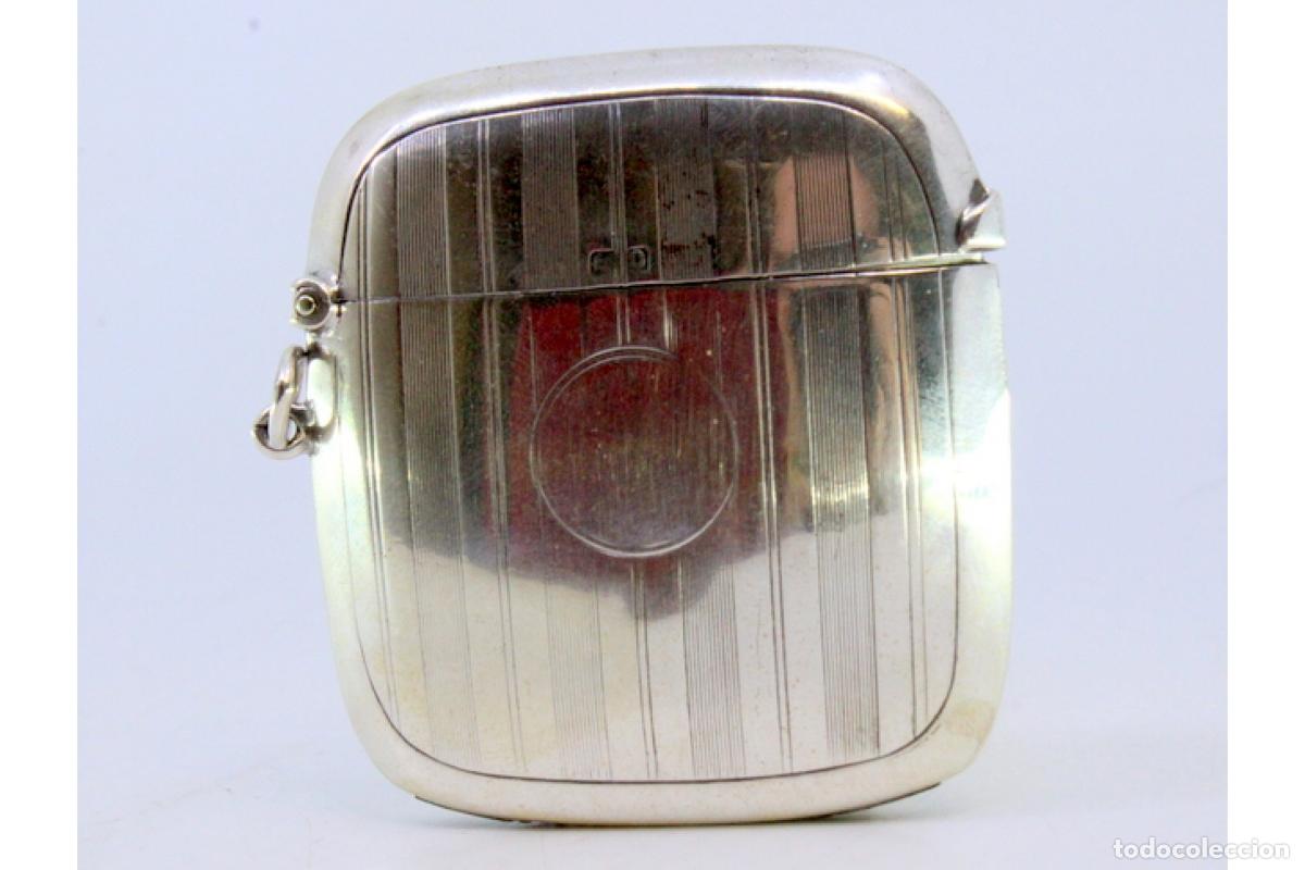 Antig&uuml;edades: Caja de cerillas de plata - Foto 7