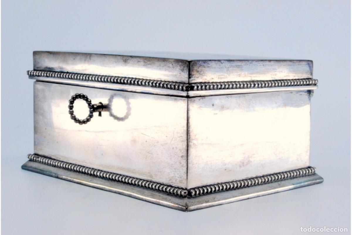 Antig&uuml;edades: Caja de joyer&iacute;a de plata - Foto 8