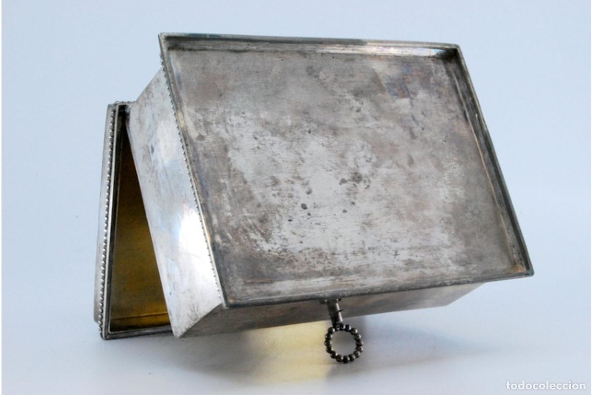 Antig&uuml;edades: Caja de joyer&iacute;a de plata - Foto 9