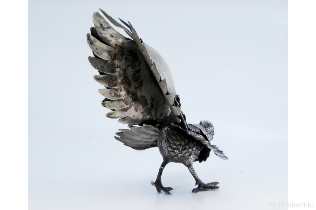Antig&uuml;edades: Gallo plateado - Foto 7