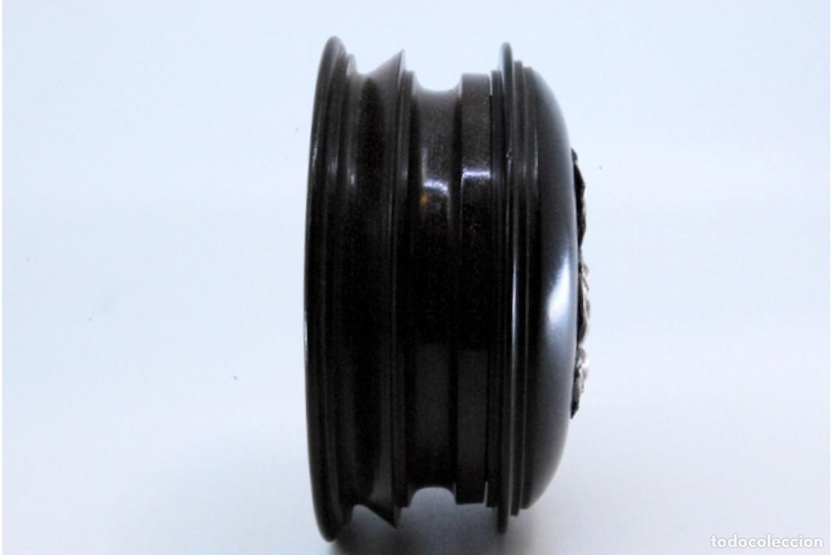 Antig&uuml;edades: Joyero, fabricado en madera y plata. - Foto 3