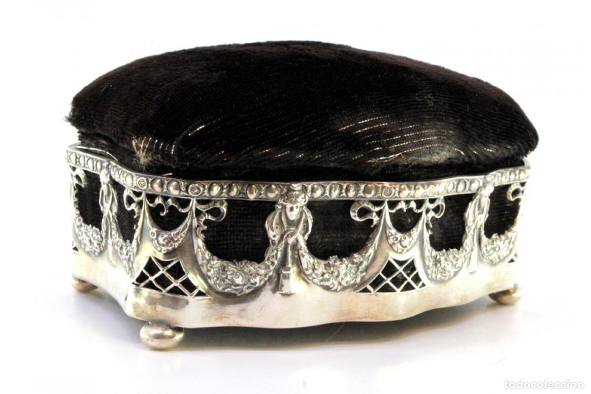 Antig&uuml;edades: Caja de joyer&iacute;a de plata - Foto 6