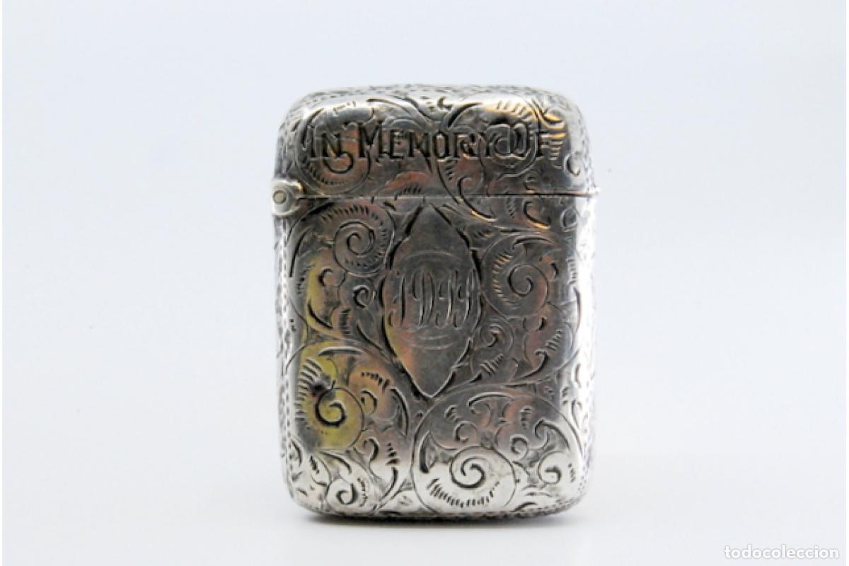Antig&uuml;edades: Caja de cerillas de plata - Foto 10