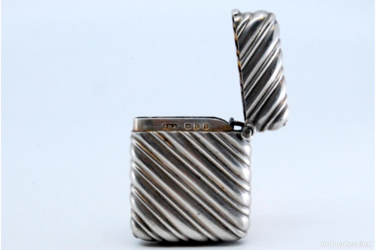 Antig&uuml;edades: Caja de cerillas de plata - Foto 6