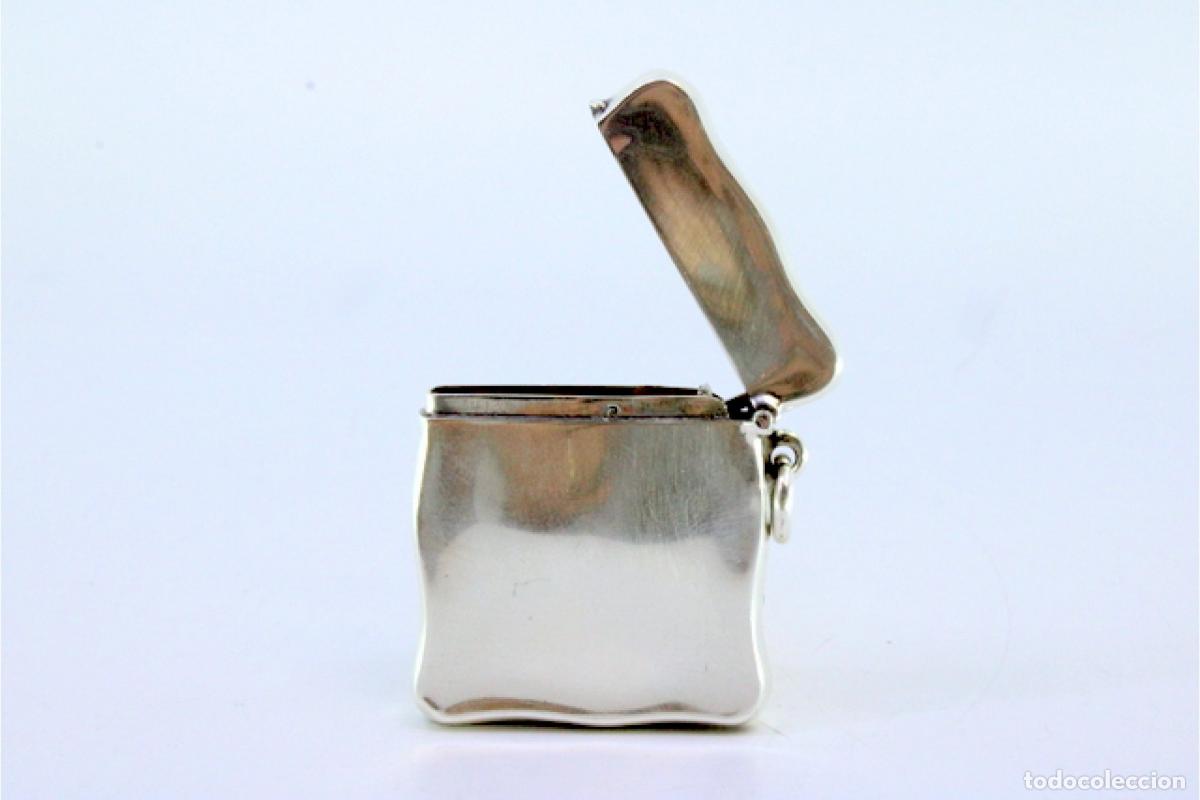 Antig&uuml;edades: Caja de cerillas de plata - Foto 7