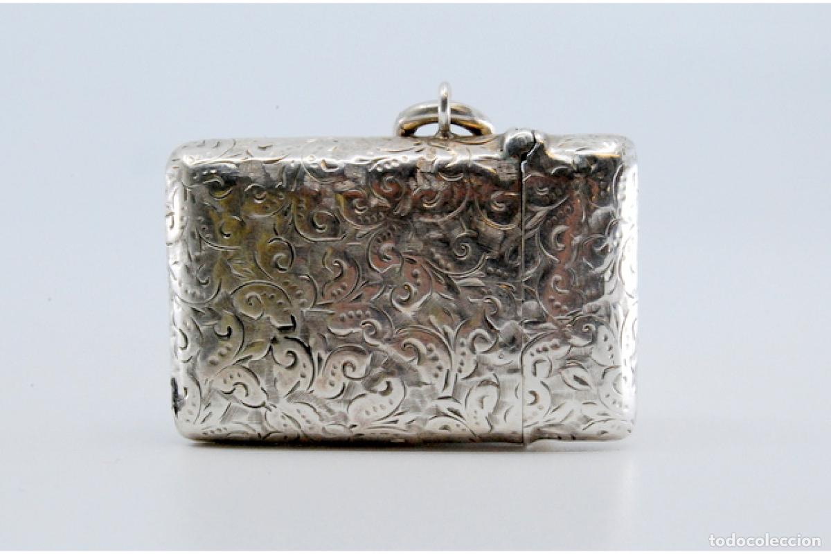 Antig&uuml;edades: Caja de cerillas de plata - Foto 4