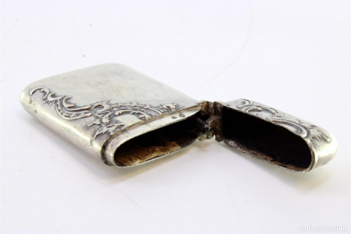 Antig&uuml;edades: Caja de cerillas de plata - Foto 4