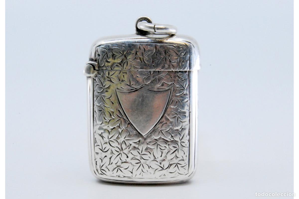 Antig&uuml;edades: Caja de cerillas de plata - Foto 7