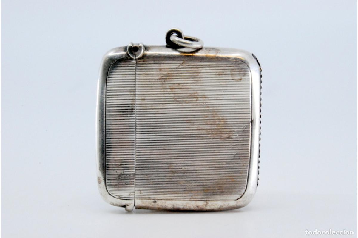 Antig&uuml;edades: Caja de cerillas de plata - Foto 6