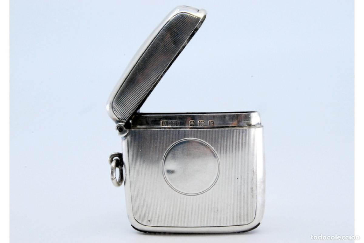 Antig&uuml;edades: Caja de cerillas de plata - Foto 7