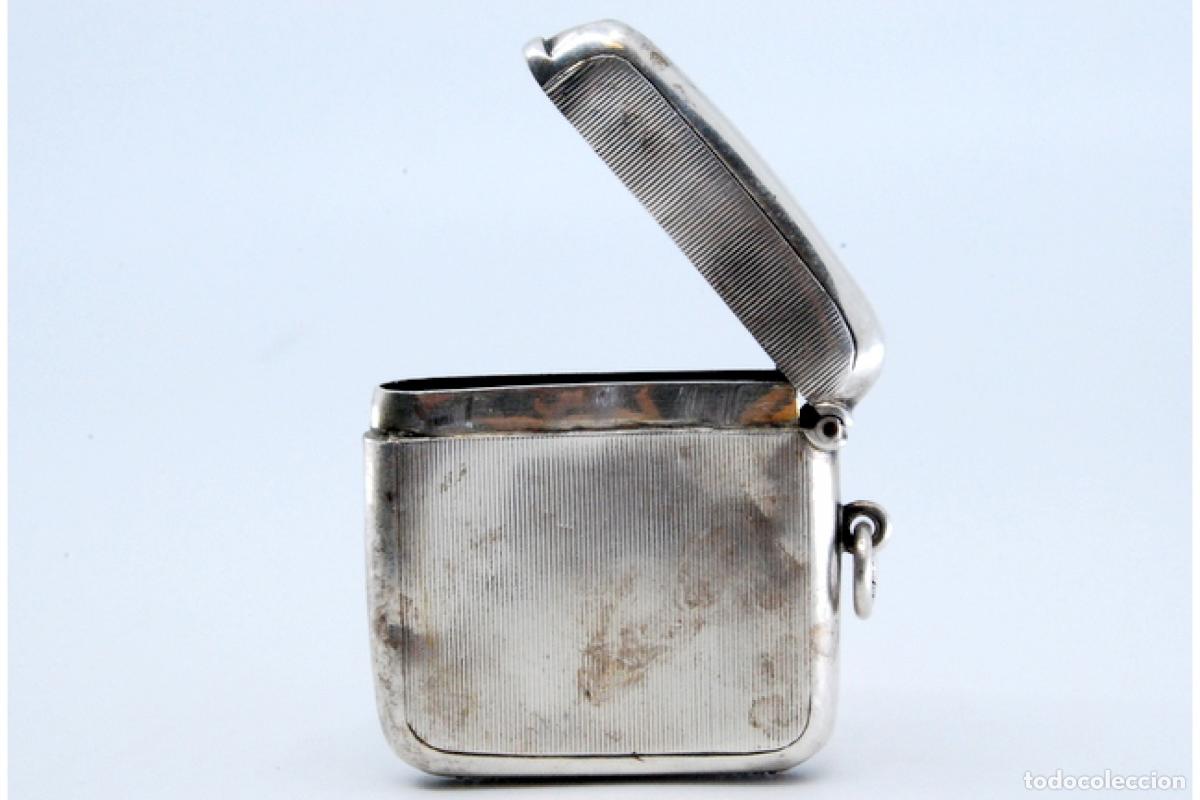 Antig&uuml;edades: Caja de cerillas de plata - Foto 8