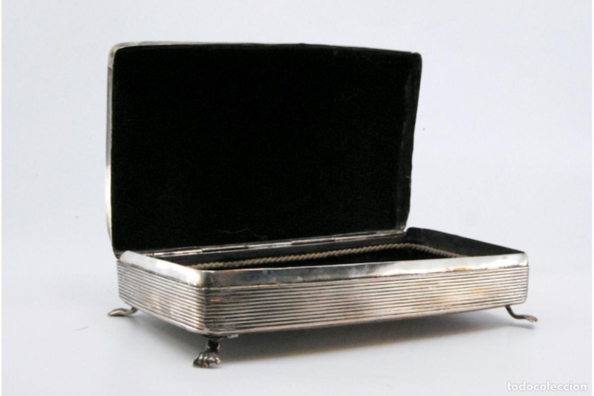 Antig&uuml;edades: Caja de joyer&iacute;a de plata - Foto 5
