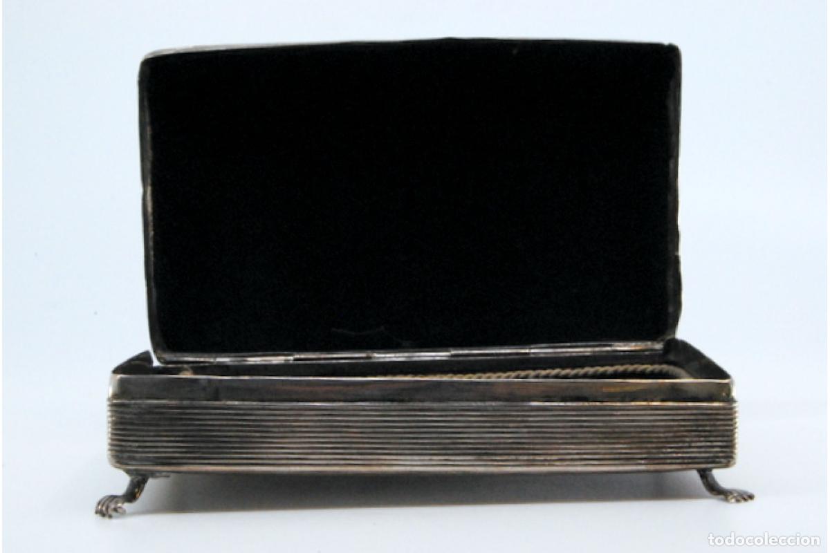 Antig&uuml;edades: Caja de joyer&iacute;a de plata - Foto 9