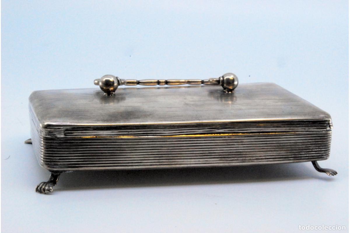 Antig&uuml;edades: Caja de joyer&iacute;a de plata - Foto 10