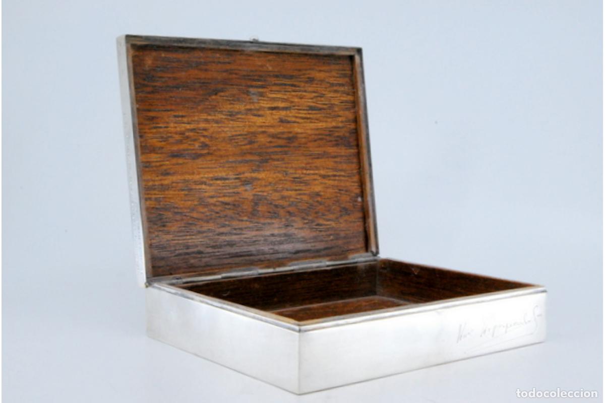 Antig&uuml;edades: Caja de tabaco, plata - Foto 9