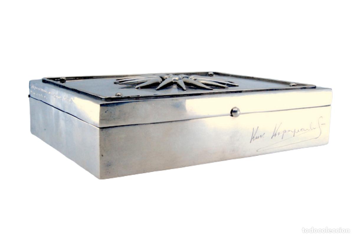 Antig&uuml;edades: Caja de tabaco, plata - Foto 1