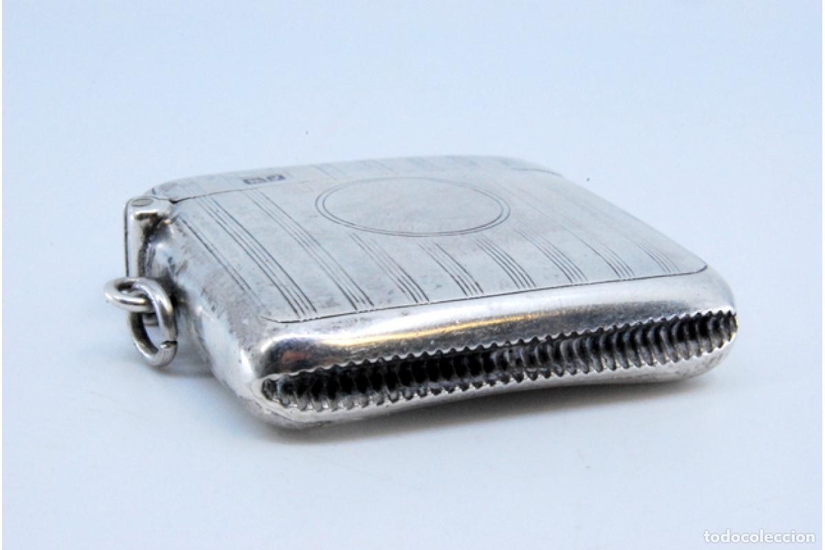 Antig&uuml;edades: Caja de cerillas de plata - Foto 4