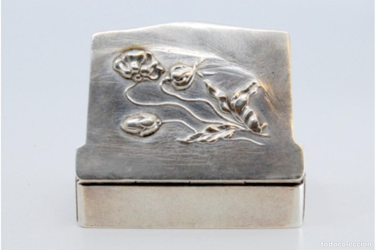 Antig&uuml;edades: Caja de cerillas de plata - Foto 8
