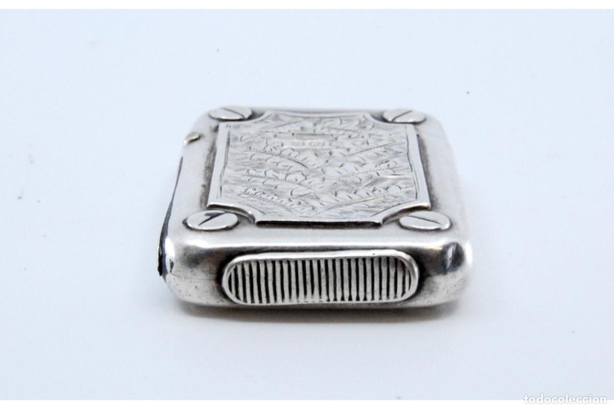 Antig&uuml;edades: Caja de cerillas de plata - Foto 3
