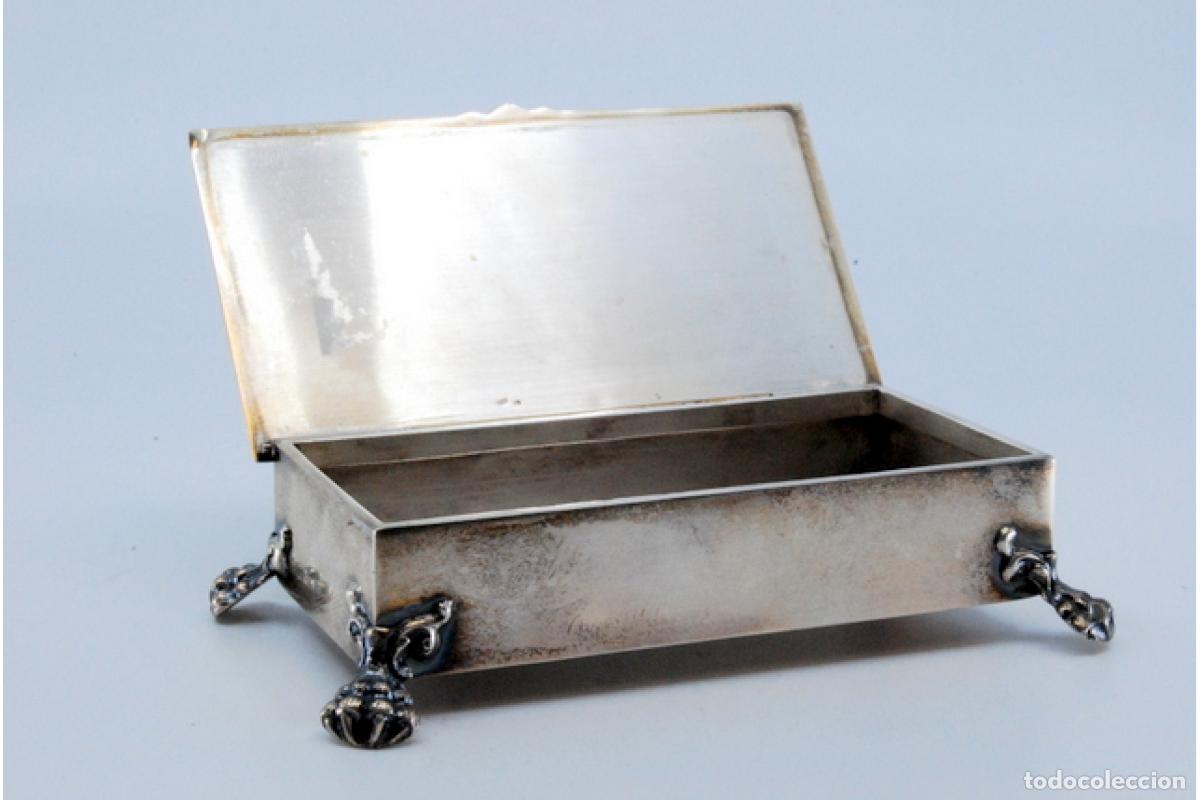 Antig&uuml;edades: Caja de joyer&iacute;a de plata - Foto 3