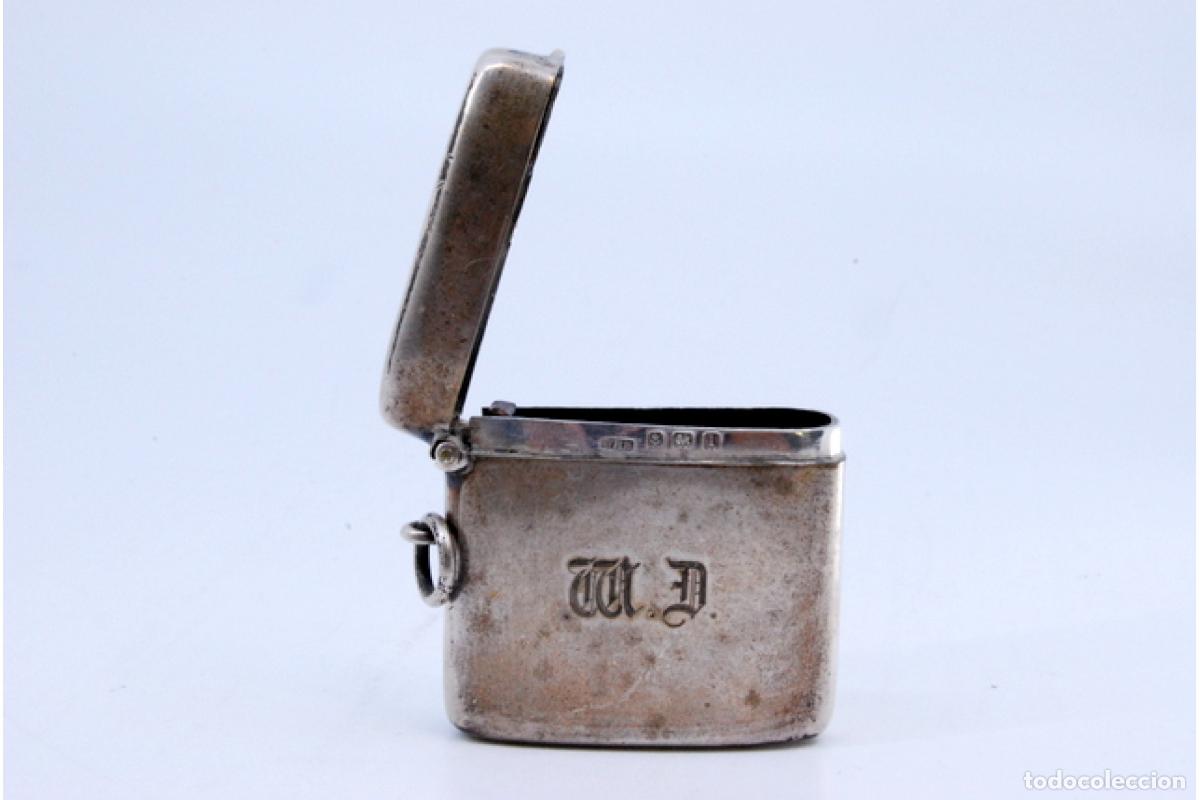 Antig&uuml;edades: Caja de cerillas de plata - Foto 8