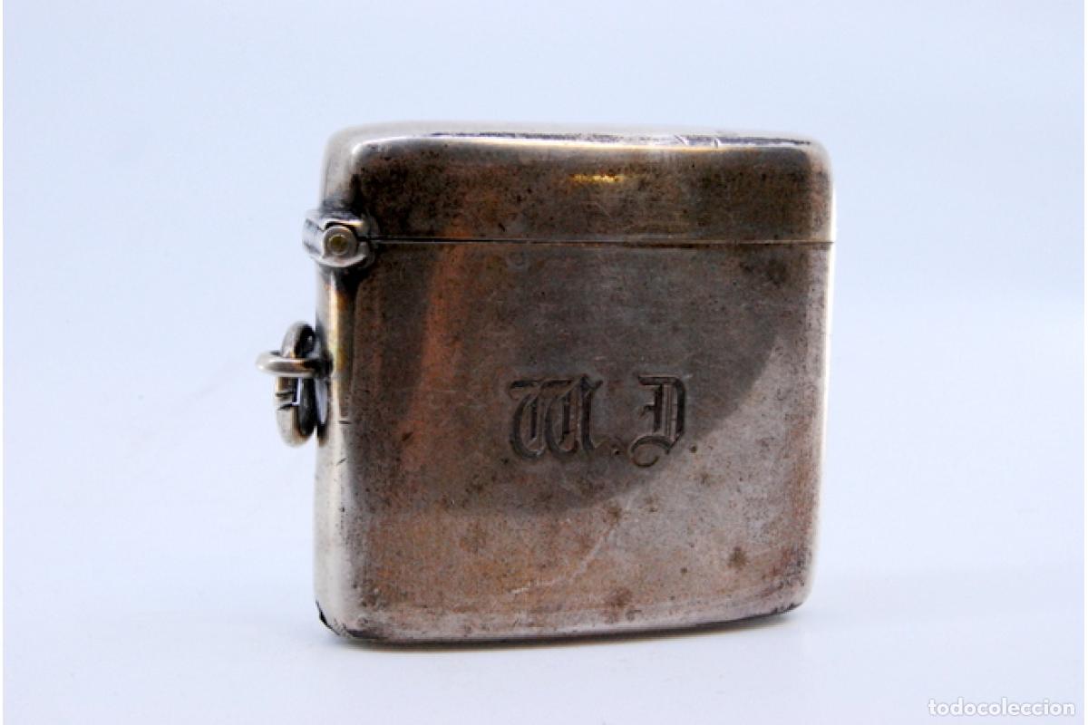 Antig&uuml;edades: Caja de cerillas de plata - Foto 9