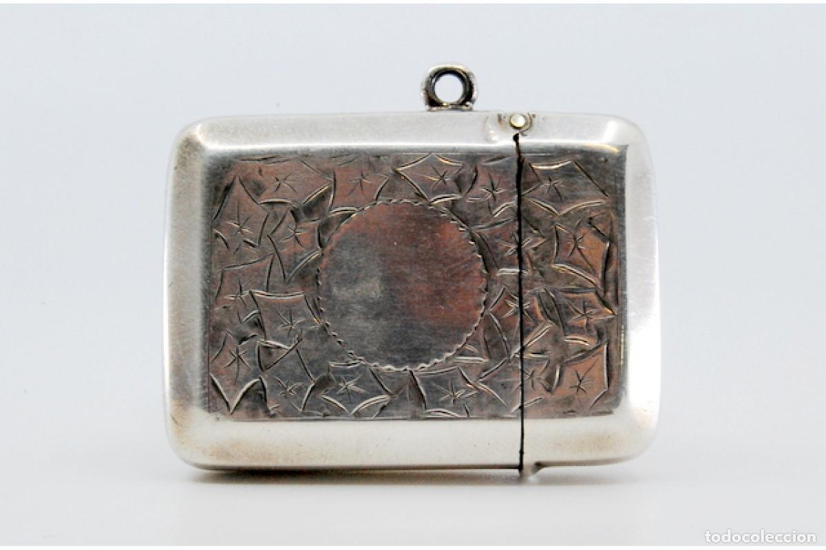 Antig&uuml;edades: Caja de cerillas de plata - Foto 5