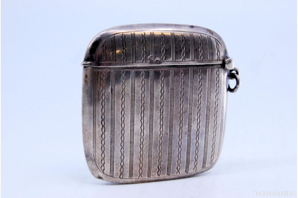 Antig&uuml;edades: Caja de cerillas de plata - Foto 8