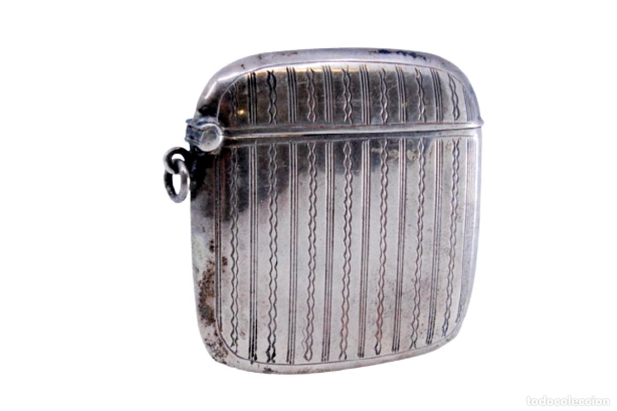 Antig&uuml;edades: Caja de cerillas de plata - Foto 1