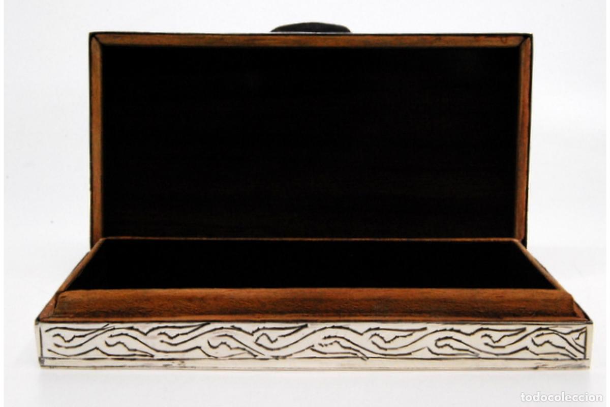 Antig&uuml;edades: Caja de tabaco, plata - Foto 3